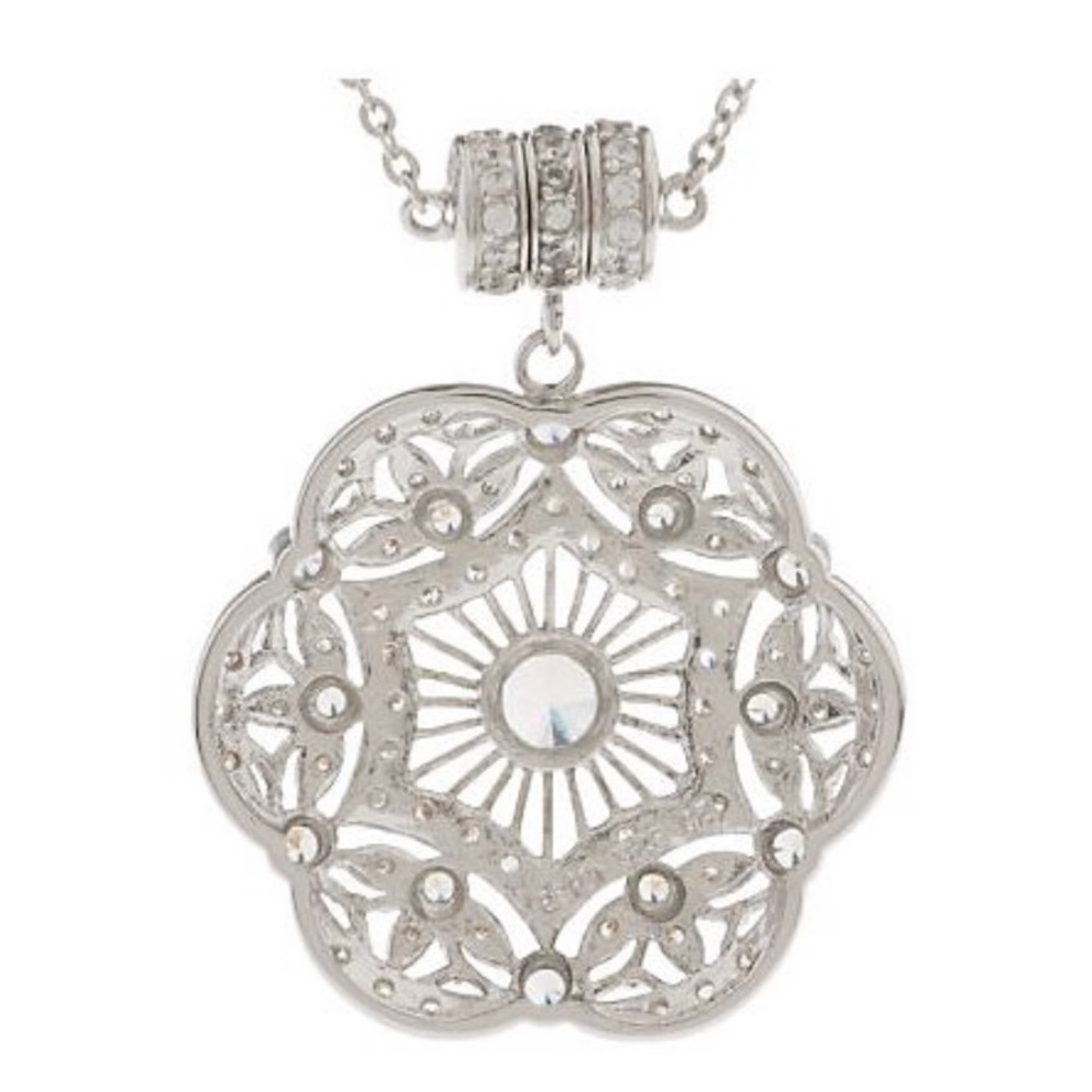 Esposito Diamonique smart snap Sterling necklace - Picture 12 of 15
